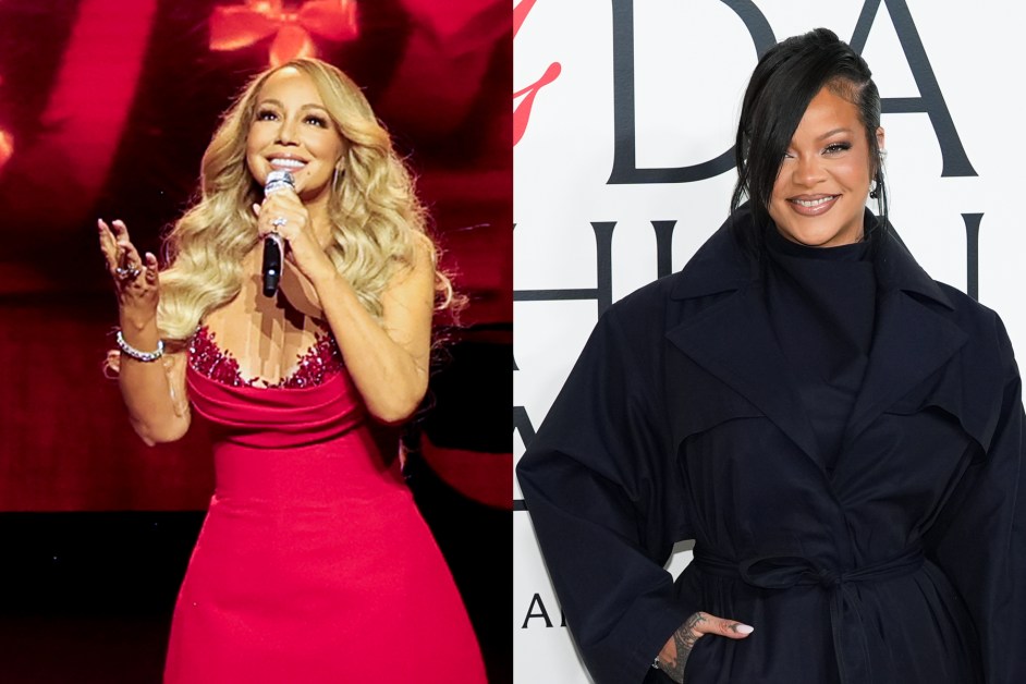 Rihanna Had a Hilarious Reaction to Someone Telling Her to Sit Down at Mariah Carey’s Concert