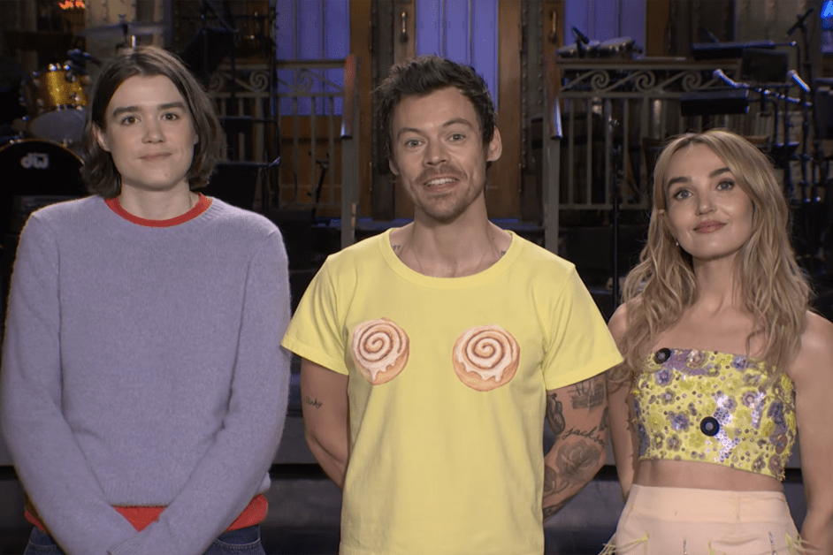 Watch Harry Styles ‘Catch Feelings’ for This ‘SNL’ Star (Even Though He ‘Promised’ Not To) In New Promos
