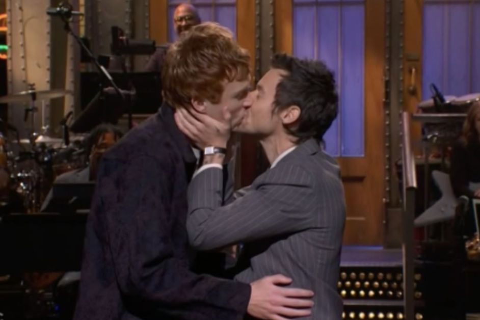 Harry Styles Talks Queerbaiting, Kisses Ben Marshall During ‘SNL’ Monologue