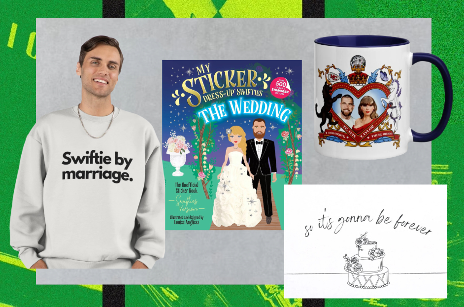 From ‘Royal Wedding’ Mugs to ‘Paper Rings,’ Taylor & Travis Wedding Merch Has Already Hit the Internet
