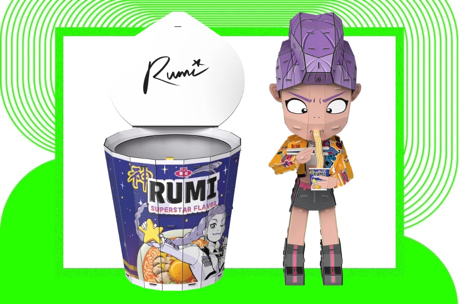 ‘Rumi in a Ramyeon Cup’ Is the Must-Have 3D Puzzle Inspired by HUNTR/X’s Hungry Lead Singer