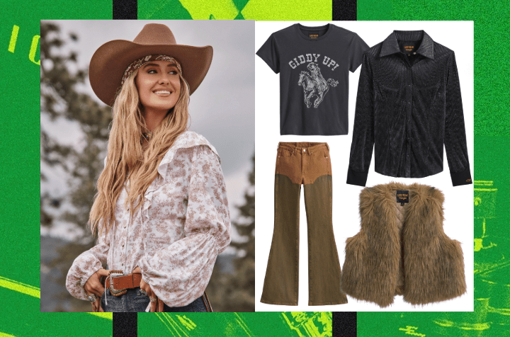 Lainey Wilson’s New Collection With Wrangler Delivers Rodeo-Inspired ’70s Western Fall Looks