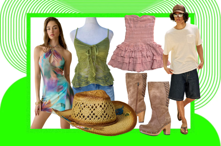 What to Wear to Olivia Rodrigo’s Daisy Chain Fields Music Festival, From ’70s Boho to 2010s Alt-Pop