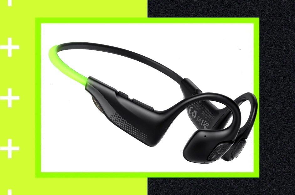 These $32 Running Headphones Light Up at Night to Keep You Safe On Your Evening Walk or Run