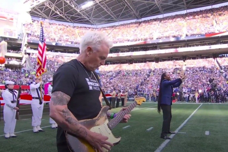 Mike McCready Rips Hendrix-Style National Anthem Ahead of Seattle NFL Game